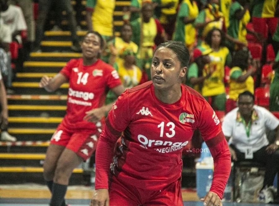 L'équipe nationale féminine de handball du Sénégal