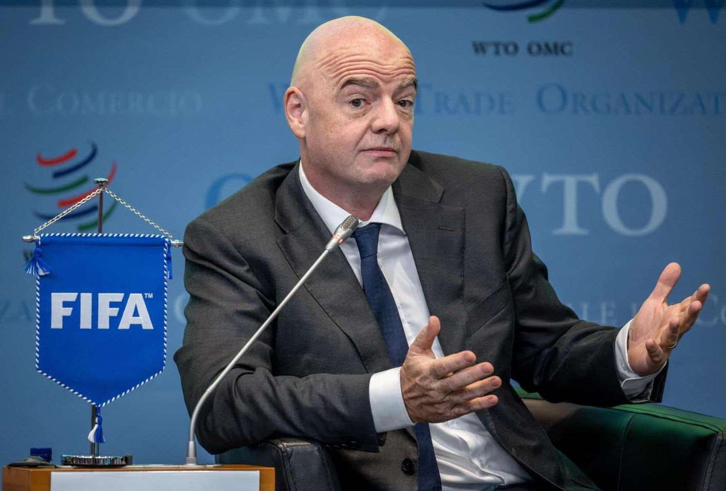 FIFA : Gianni Infantino contre l'introduction du carton bleu